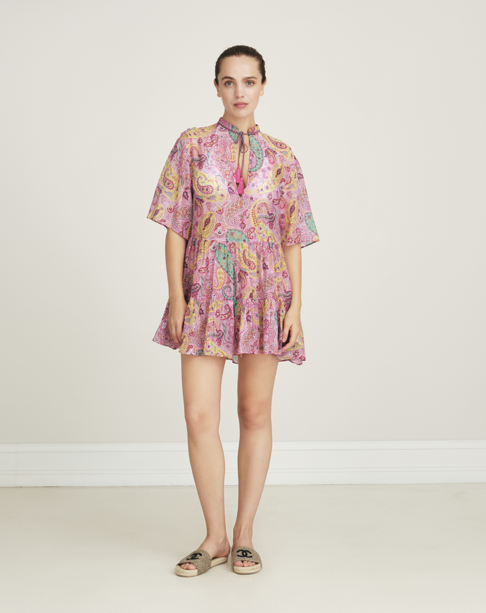 Etro - Multicolor Beach Shirt Dress IT40